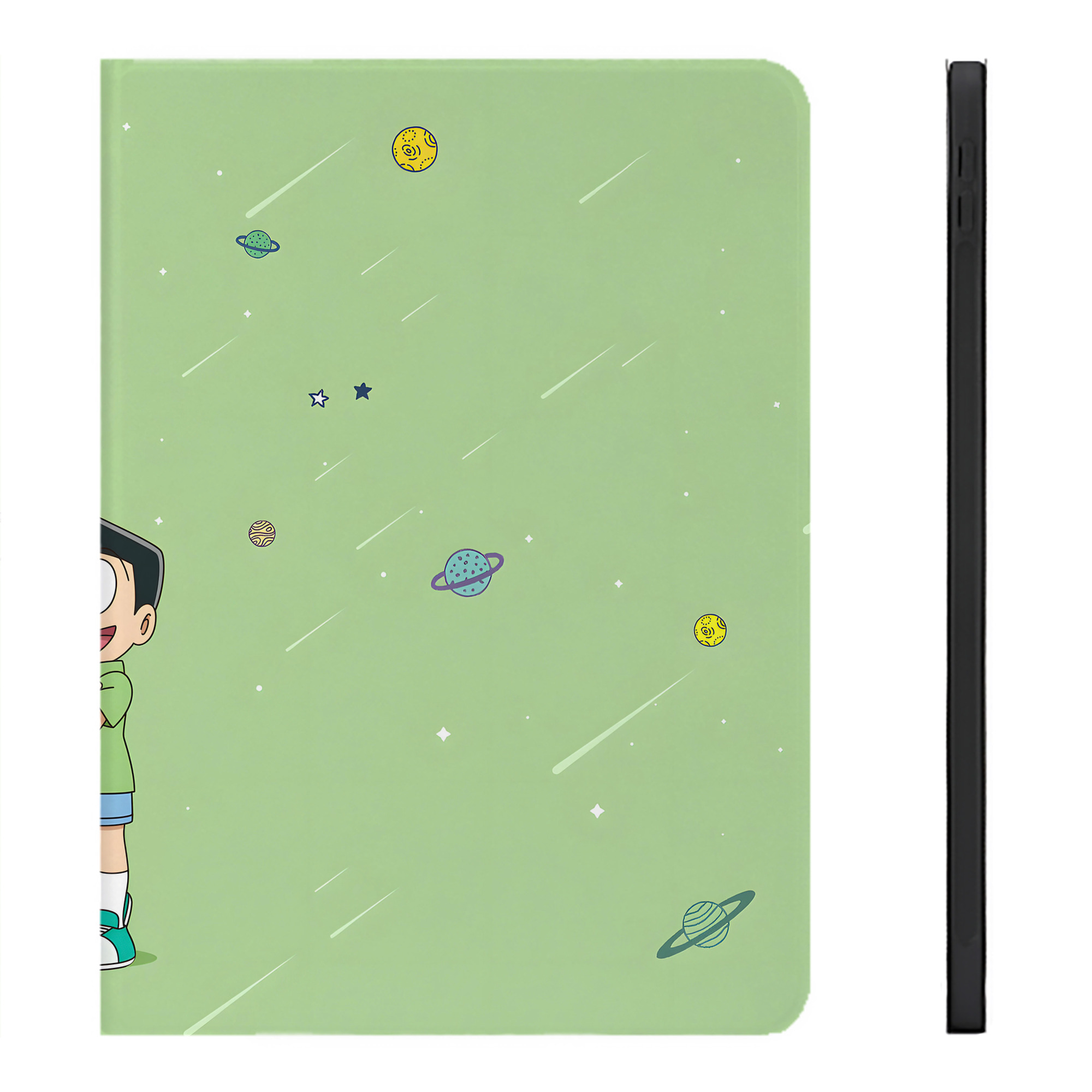 （画像用） ドラえもん Doraemon IPadケース ペンホルダー付き ブックスタイルデザイン